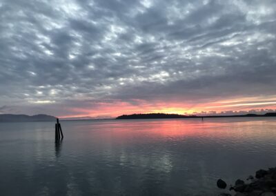 Sunset, Tillamook Bay